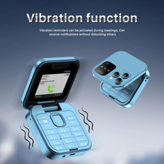 Mini Flip Phone Speed Dial Card Foldable perfect for young kids