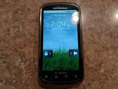 Motorola Cliq 2 II MB611 – Gray and Black ( T-Mobile ) Very Rare Blur Smartphone