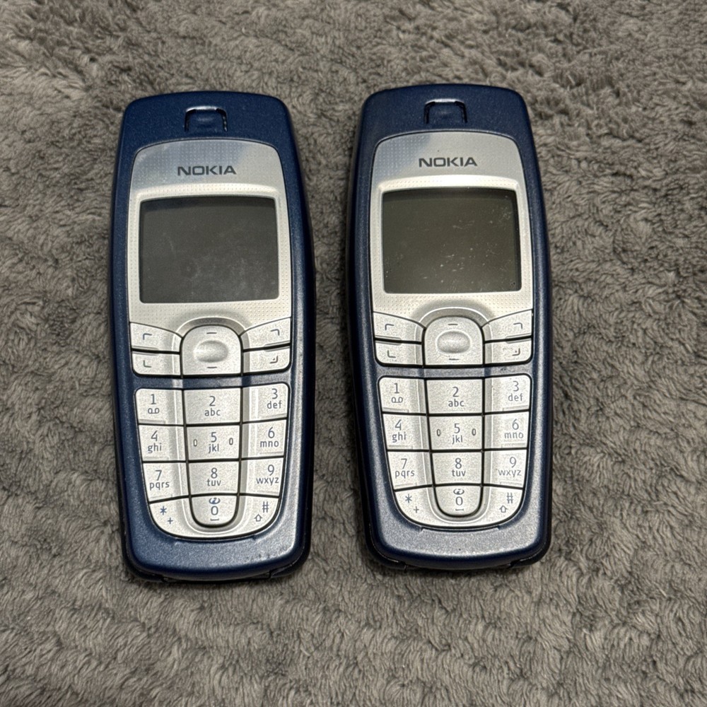 Lot Of 2 Vintage Nokia 6010 – Untested For Prop Display Fun
