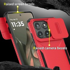 Motorola Moto Edge 2025 Case with HD Screen Protector & Slide Camera Cover