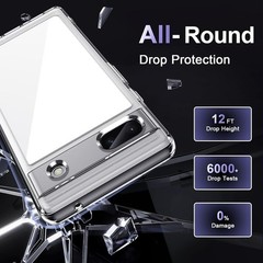 Case for Google Pixel 6a, Military Grade Drop Protection, Anti-Scratch Hard PC B