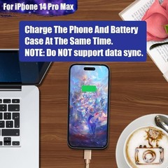 Battery Case for iPhone Xs Max Rechargeable Charge Black