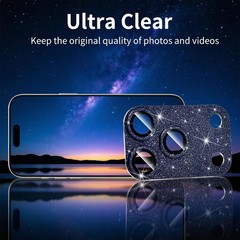 Dark Blue 9H Tempered Glass Lens Protector for iPhone 17 Pro Max