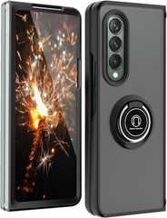 Samsung Galaxy Z Fold 3 Case Shockproof Premium Luxury Protective Cover Black✔
