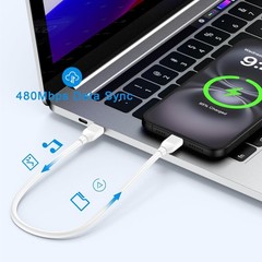 3-Pack 60W USB-C Fast Charger Adapter for Galaxy S25 S24 S23 1ft