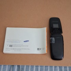 Samsung SGH-A197 AT&T Flip Phone Black 16GB 3.0MP Android Used