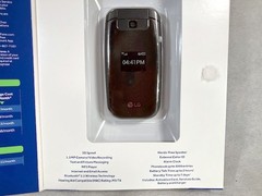 NIB New In Box TRACFONE Cell Flip Phone LG 442BG + Airtime Refill 60 Minute CARD