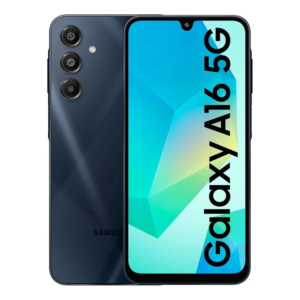 Samsung Galaxy A16 5G – 128GB Dual SIM (T-Mobile) – Blue Black (ShatteredScreen)