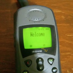 Iridium 9505A Satellite Phone with Accessories + SIM +Box Powers On