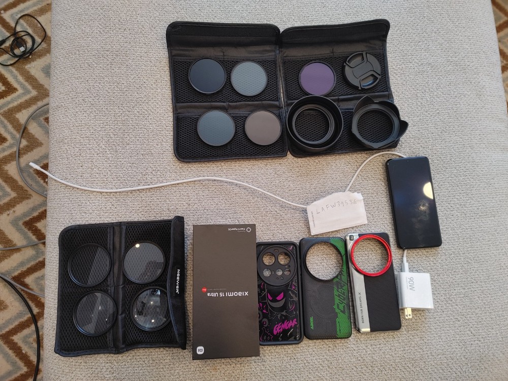 Xiaomi 15 Ultra Unlocked 512GB/16GB with lens kit and more.