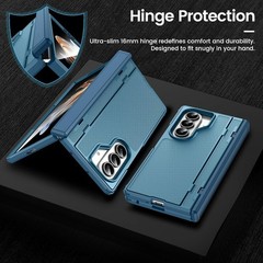 Samsung Galaxy Z Fold 7 Case with Stand Heavy Duty Cover