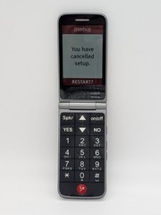 Alcatel OT Jitterbug Flip 4043S – Gray ( GreatCall ) 4G LTE OneTouch Smartphone