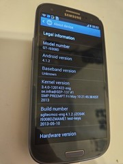 Samsung Galaxy S III (GT-I9308D) Development/Prototype ENGINEERING UNIT