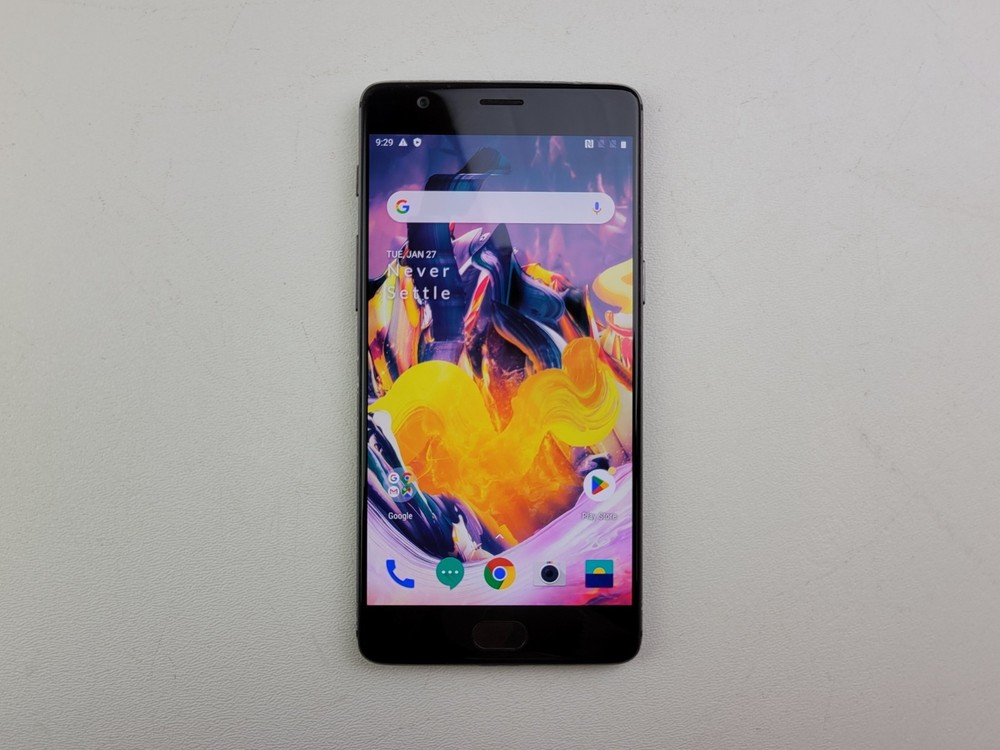OnePlus 3T (A3000) 64GB – Gray (GSM Unlocked) Dual SIM Smartphone – H5438