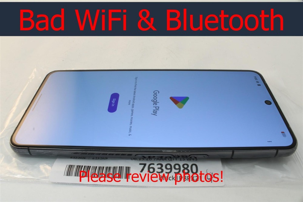 DEFECTIVE Google Pixel 8 Pro 256GB Black – Carrier Unlocked 7639980