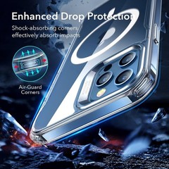 ESR for iPhone 12 Pro Max Case, Shockproof Military-Grade Protection, Clear Back