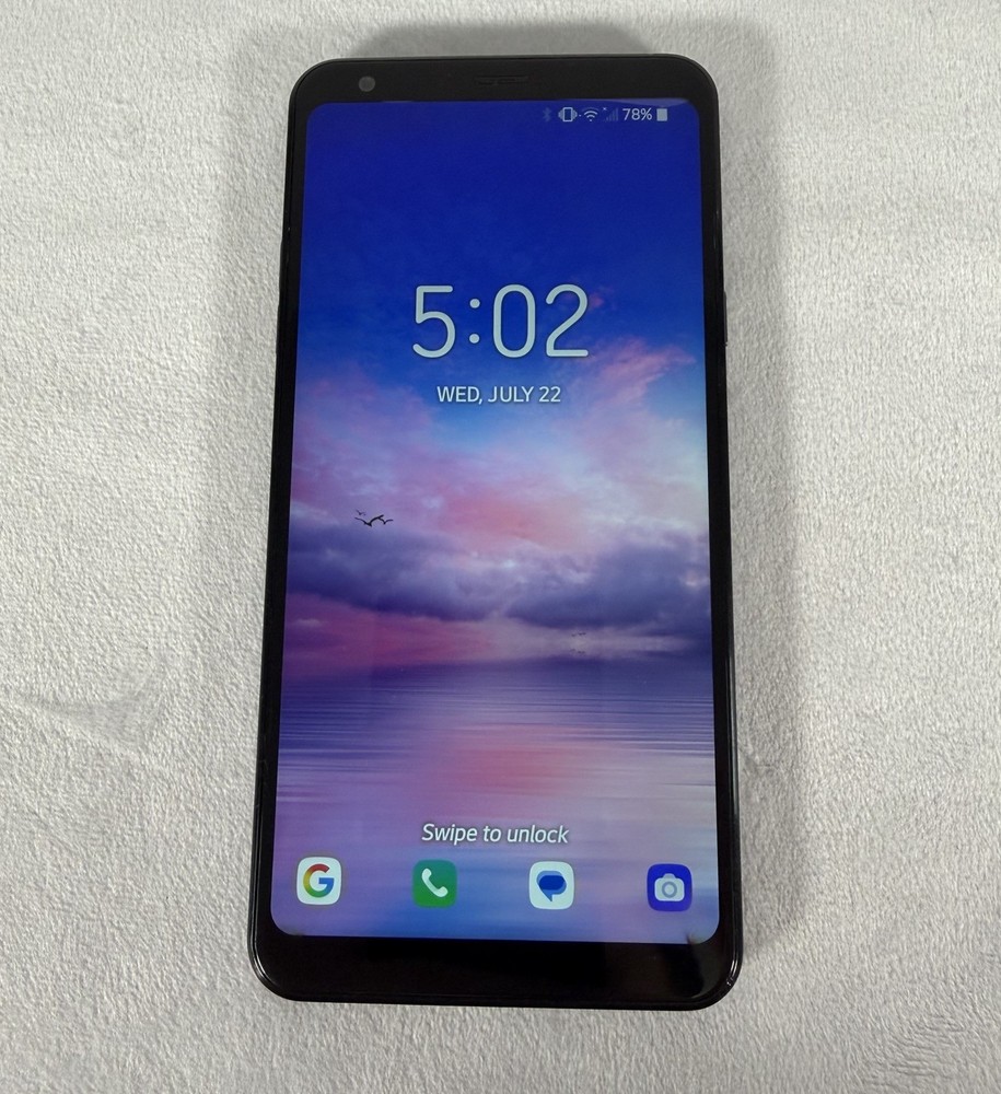 LG Stylo 5 32GB Black Android Smartphone L722DL Tested
