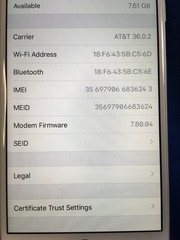 Apple iPhone 6 16GB Fully Unlocked Model A1549 Silver (r4m)