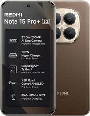 REDMI Note 15 Pro+ 5G (Coffe 12GB+512GB) Esim Snapdragon 7s Gen 4 Global Version