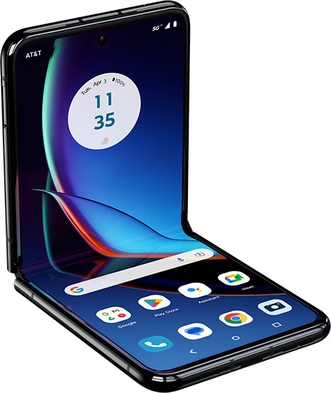 Motorola Moto Razr+ Plus 5G-2023- XT23215 256GB Black AT&T + Unlocked- OPEN BOX