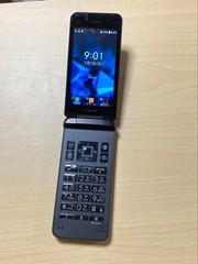 Kyocera DIGNO Keitai 3 902KC Black SIM Unlocked 4G Flip Phone Working Used Japan