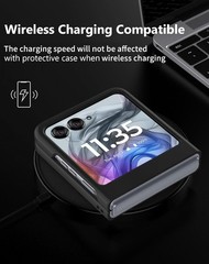 Case for Motorola Razr 2024/2025/2026 – Thin Hard Matte Polycarbonate Cover – Bl