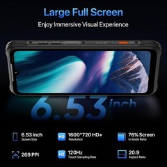UMIDIGI BISON X20 6GB+128GB Rugged Android 13 NFC Unlocked Smartphone