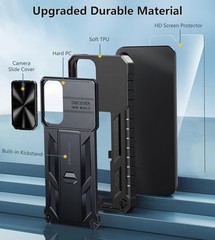 For Samsung Galaxy A15 5G Case with Military Grade Drop Protection and Kickstand