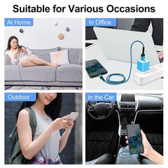 2 Pack 3FT USB-C Fast Charger for Samsung Galaxy A32 A15 5G