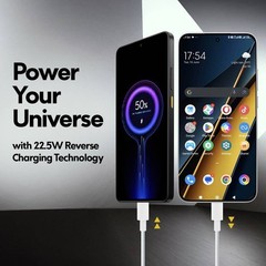 POCO F7 5G (White, 256 GB 12 GB ) 8s Gen 4 Processor NFC 6.83″ Global Version.