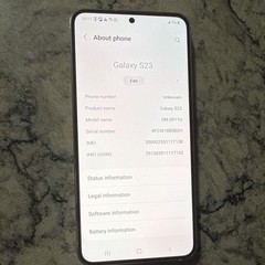 DEMO-RETAIL Samsung Galaxy S23 128GB Android White 6.1in 50MP Open Box w/ Box