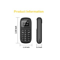 MINI KEYPAD MOBILE PHONE DUAL SIM + TF CARD UNLOCK WIRELESS BLUETOOTH PHONE