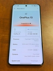 OnePlus 13 Black Eclipse 12GB+256GB US Unlock Excellent w 95%+ Battery Health