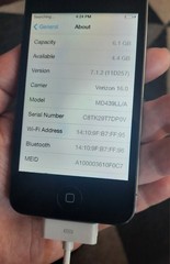 Apple iPhone 4 Black A1349 Verizon 8GB w Original Box Tested Working