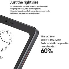 4G Hisense A9 E Ink Phone Android Mobile ebook Reader Cold Warm Backlight 256GB