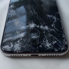FOR PARTS DAMAGED: Apple iPhone XS Silver