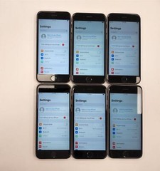 Lot of 6 Apple iPhone 6S A1633 32GB Space Gray ATT Only *Read**