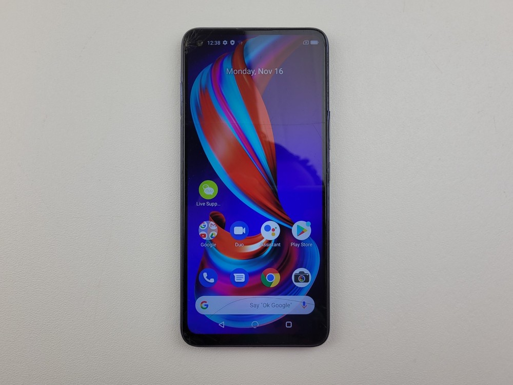 NUU Mobile G5 (S6501L) 64GB – Blue (GSM Unlocked) Dual SIM – CRACKED – H2644