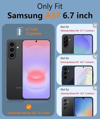 Galaxy A37-5G Phone Case – Military Grade Drop Protection, Anti-Slip Matte Textu