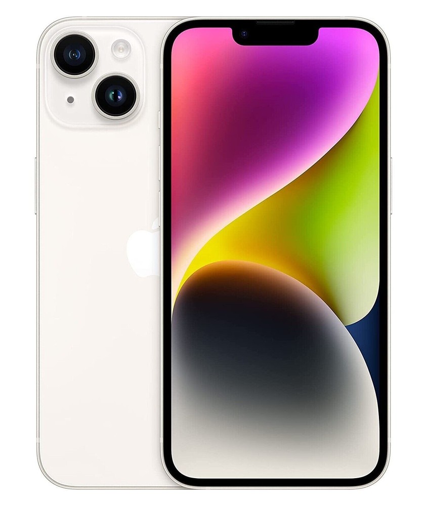 Apple iPhone 14 5G 128GB New Original Smartphone STARLIGHT White MPUR3