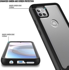 For Motorola Moto One 5G Case, Motorola UW Case with Built-in Screen Protection
