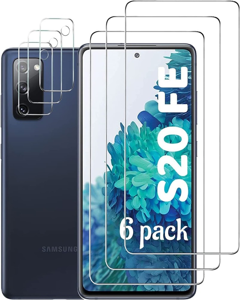 6 in 1 Camera Lens Screen Protector for Samsung Galaxy S20 FE Tempered Glass