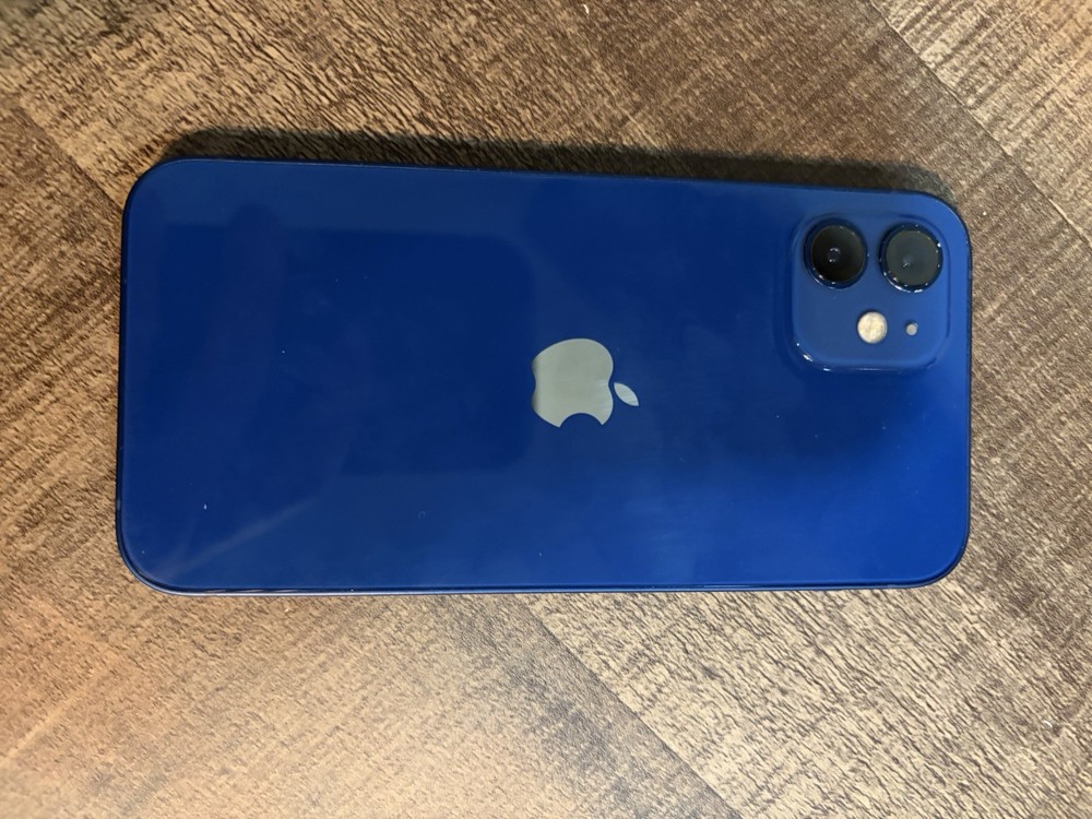 Apple iPhone 12 128GB, Blue, Unlocked – READ DESCRIPTION ON CAMERA (NO BOX)