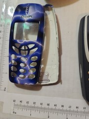 USED Nokia 3360 Tested Working Blue and Gray AT&T Brick Phone