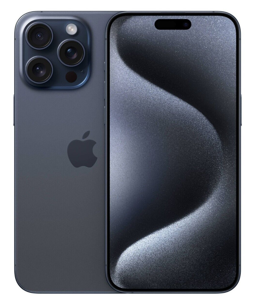 Apple iPhone 15 Pro Max – 1TB – Blue Titanium – Unlocked – New
