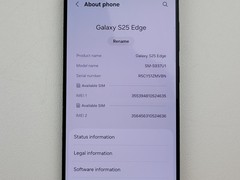 Samsung Galaxy S25 Edge (SM-S937U1) 512GB – Titanium Jetblack (Unlocked) – H7773