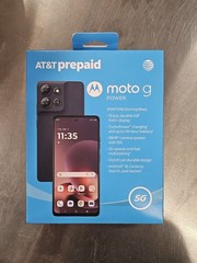AT&T Motorola Moto G Power (2026) 128GB Evening Blue Prepaid Phone, 🔒 to AT&T🆕