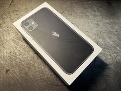 iPhone 11 Unlocked box/accessories included. perfect front glass