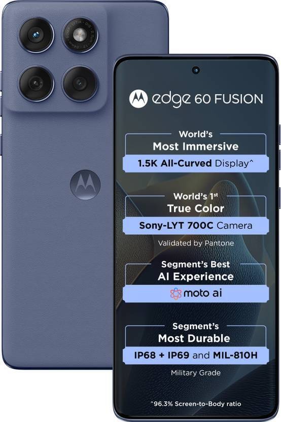 Motorola Edge 60 Fusion 5G (Slipstream 256GB 12GB RAM) 6.67 ” Global Version.