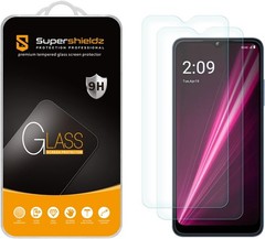 2 Pack Tempered Glass Screen Protectors for T-Mobile Revvl 6 5G & 6x 5G, Anti-Sc
